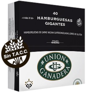 HAMBURGUESAS UNION GANADERA CAJA 40 x110grs